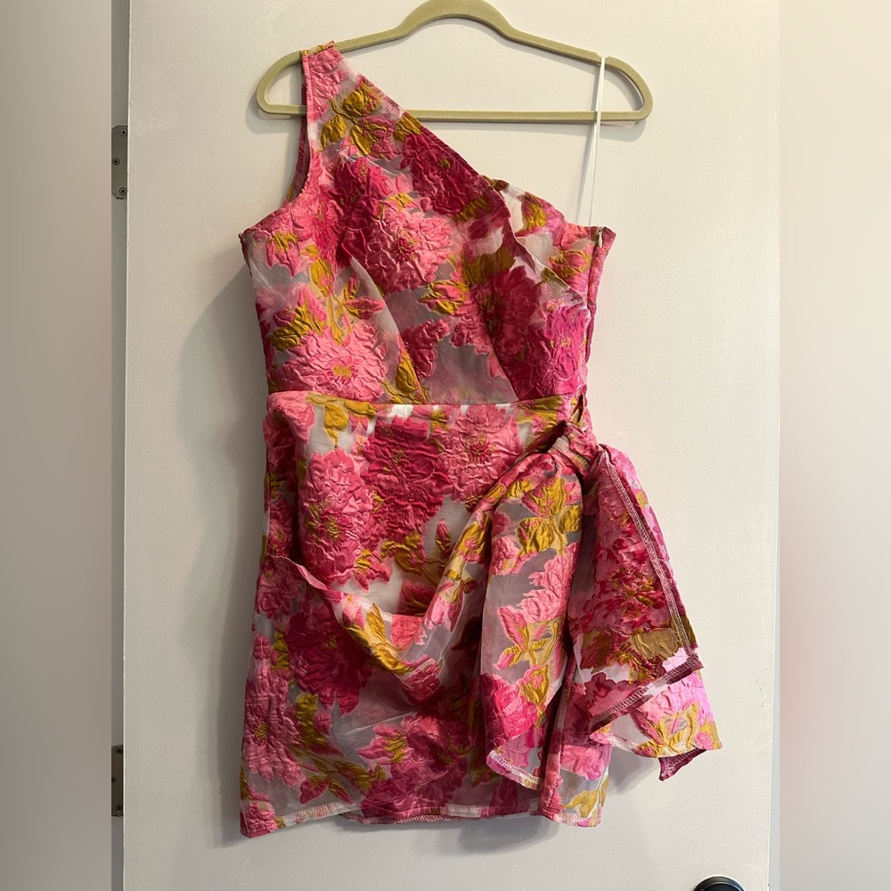 Floral / Pink Mini Dress